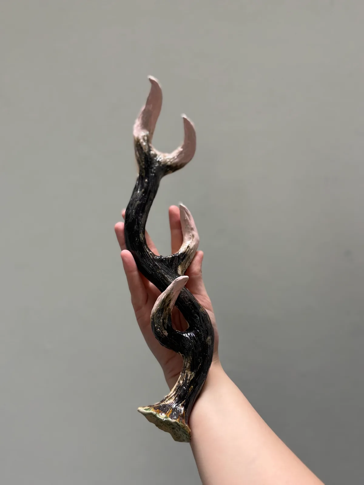 Bois (détail) — Marielle Debellu, céramique